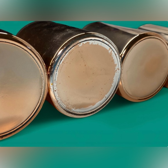 Rose Gold Mirror Finish Drinking Glasses Set of 5 - Picture 5 of 7